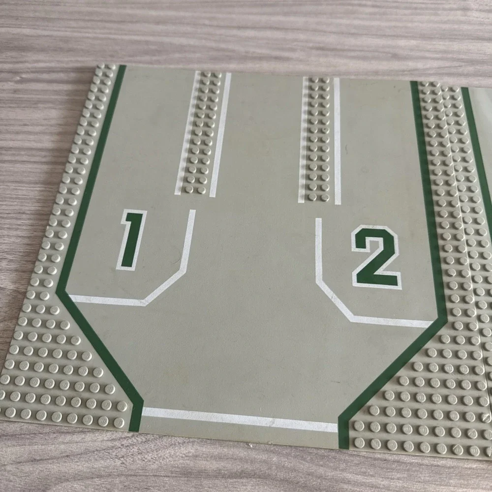 Lot of 2 Vintage LEGO City Street Road Base Plates Gray 32x32 Stud 1&2